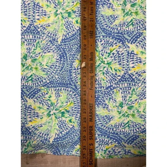 Lilly Pulitzer Essie Shift Dress In the Groove Green Blue Sleeveless Size Small - Picture 6 of 6